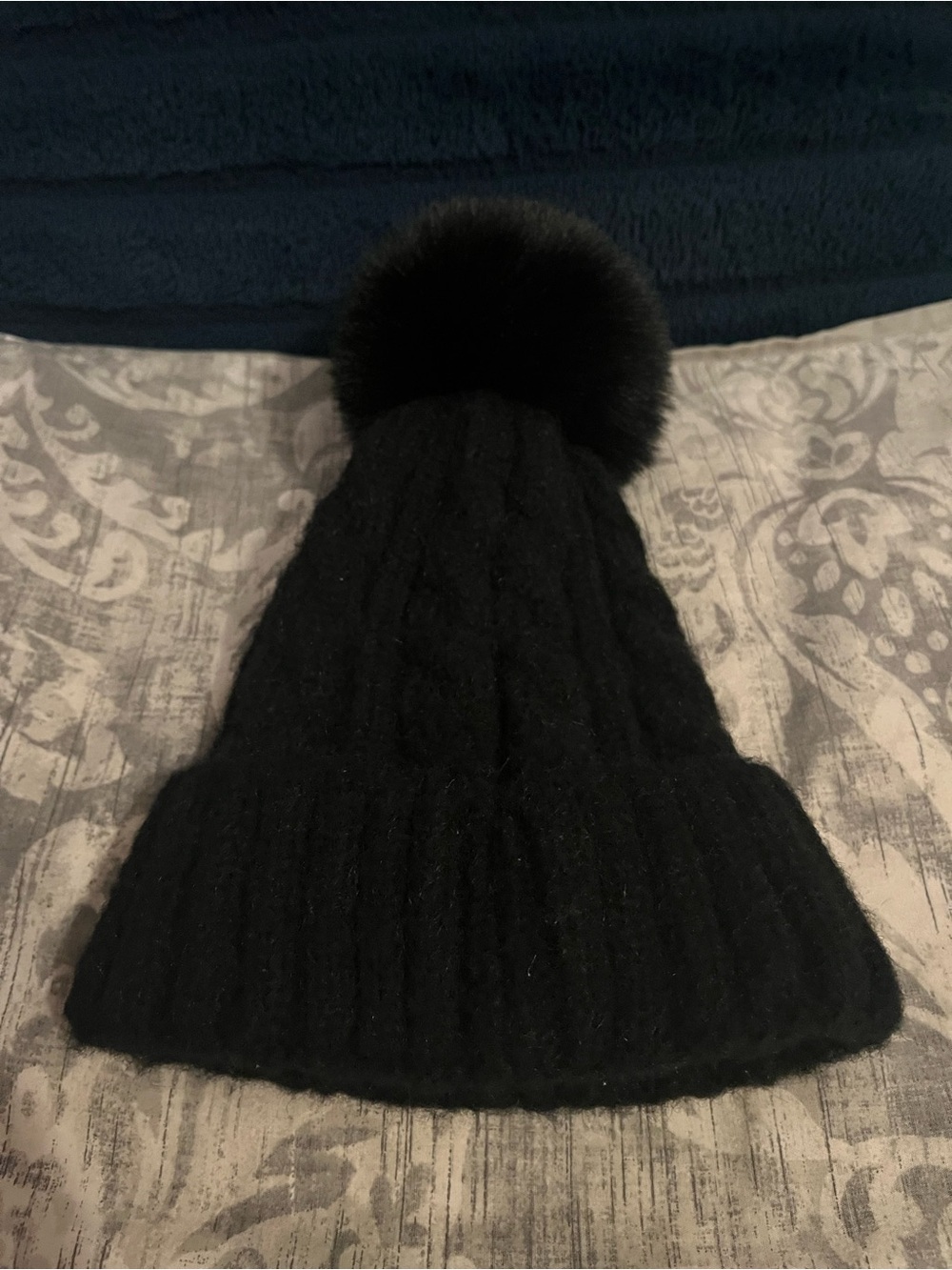 Prada Ribbed Pom-Pom Hat - Picture 3 of 5